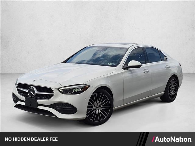 Polar White 2024 Mercedes-Benz C-Class Sedan All-Wheel Drive Automatic