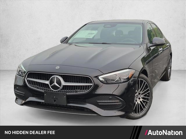 Black 2026 Mercedes-Benz C-Class Sedan All-Wheel Drive Automatic