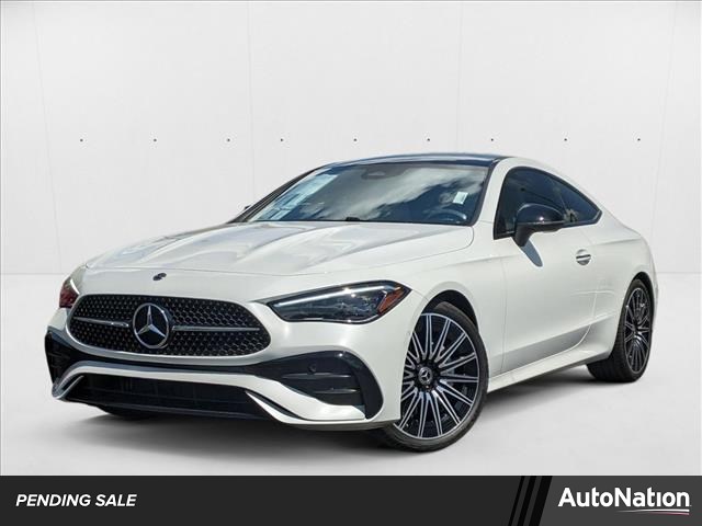 Manufaktur Moonlight White Metallic 2026 Mercedes-Benz CLE 300 4MATIC Coupe All-Wheel Drive Automatic