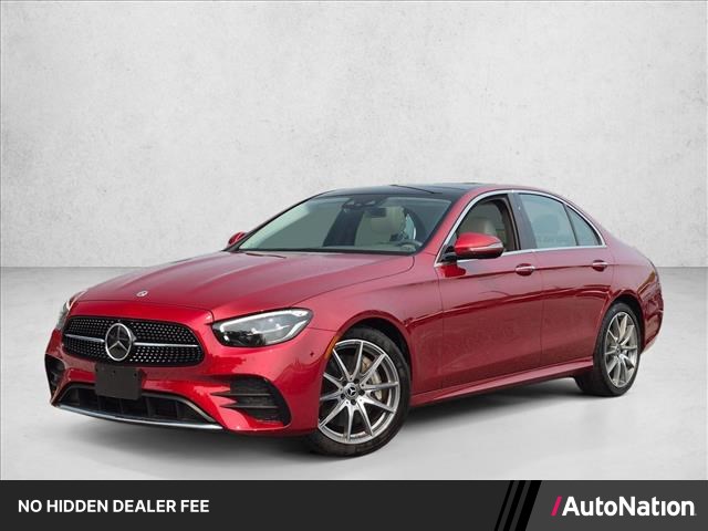 Manufaktur Cardinal Red 2023 Mercedes-Benz E-Class Sedan All-Wheel Drive Automatic