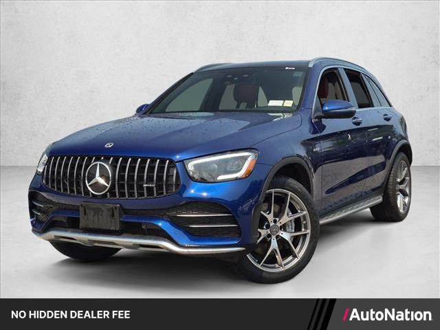 Brilliant Blue Metallic 2021 Mercedes-Benz GLC SUV / Crossover All-Wheel Drive Automatic