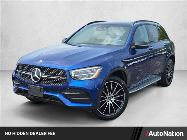 Brilliant Blue Metallic 2021 Mercedes-Benz GLC SUV / Crossover All-Wheel Drive Automatic