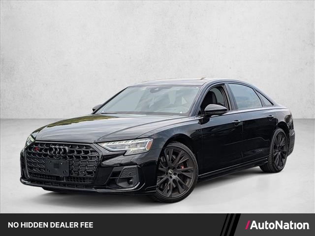 Mythos Black Metallic 2025 Audi S8 Sedan All-Wheel Drive Automatic
