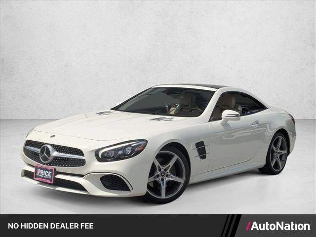 Designo Diamond White Metallic 2019 Mercedes-Benz SL-Class Convertible Rear-Wheel Drive Automatic