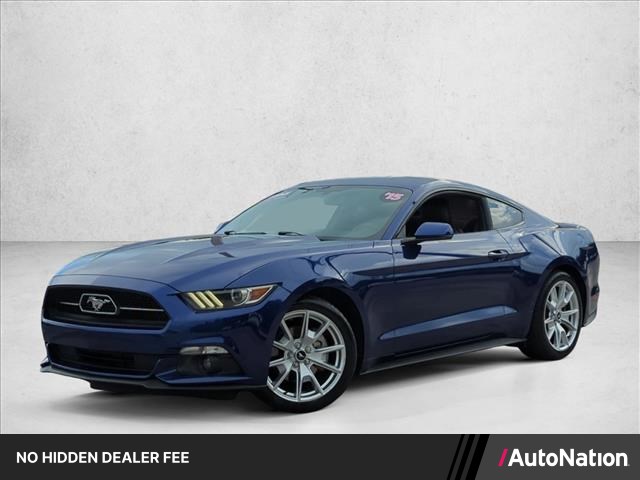 Deep Impact Blue Metallic 2015 Ford Mustang Coupe Rear-Wheel Drive 6-Speed Automatic