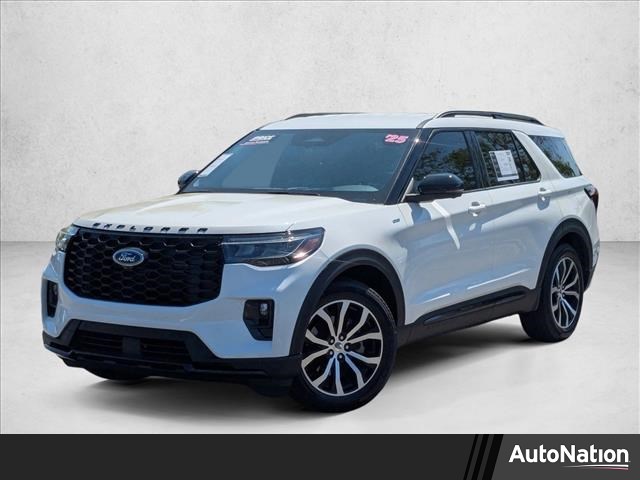 Star White Metallic Tri-Coat 2025 Ford Explorer ST-Line RWD SUV / Crossover Rear-Wheel Drive Automatic