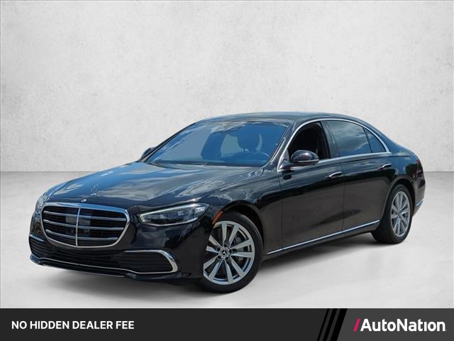 Black 2023 Mercedes-Benz S-Class S 500 4MATIC AWD Sedan All-Wheel Drive Automatic