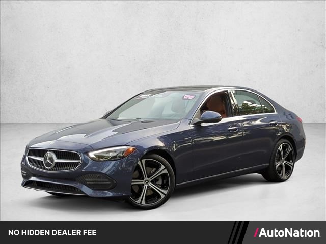 Twilight Blue Metallic 2026 Mercedes-Benz C-Class Sedan Rear-Wheel Drive Automatic