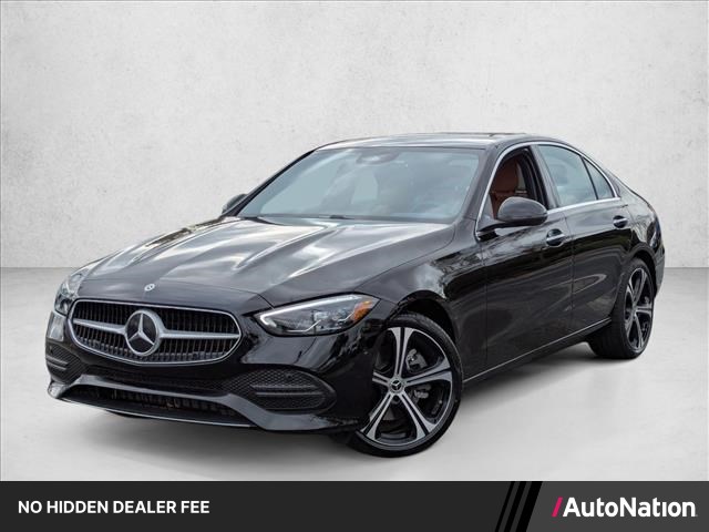 Black 2026 Mercedes-Benz C-Class Sedan Rear-Wheel Drive Automatic