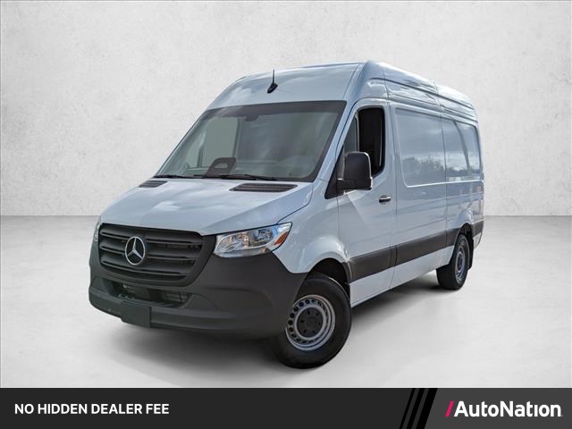 Arctic White 2025 Mercedes-Benz Sprinter Cargo Van Rear-Wheel Drive Automatic