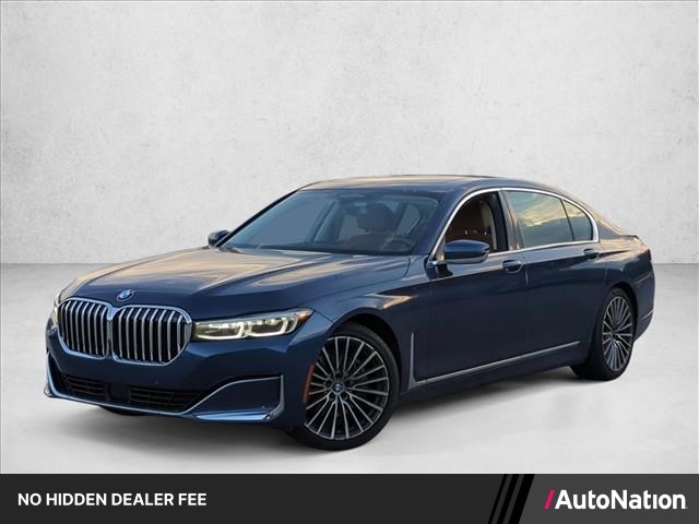 Phytonic Blue Metallic 2022 BMW 7 Series 740i RWD Sedan Rear-Wheel Drive Automatic