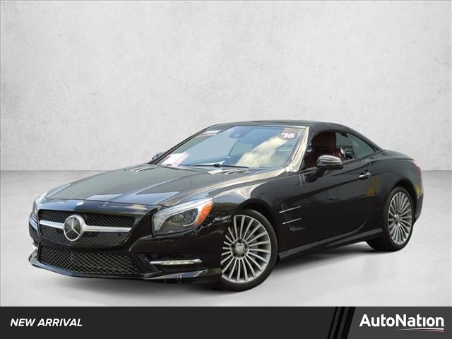 Black 2016 Mercedes-Benz SL-Class SL 400 Convertible Rear-Wheel Drive Automatic