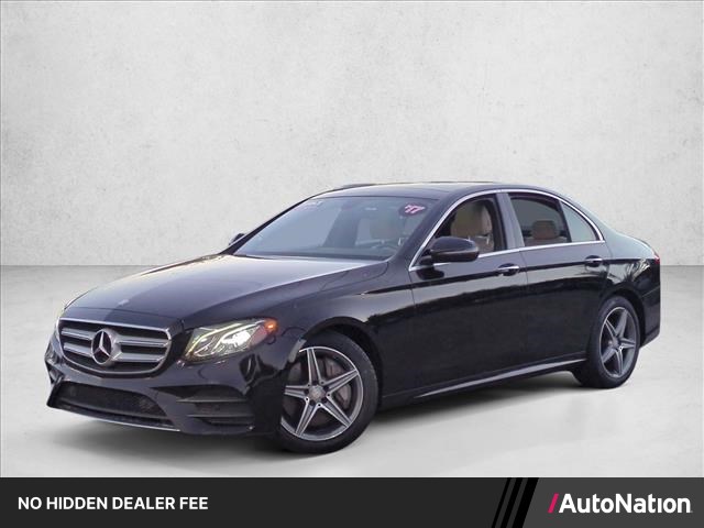 Black 2017 Mercedes-Benz E-Class Sedan Rear-Wheel Drive Automatic