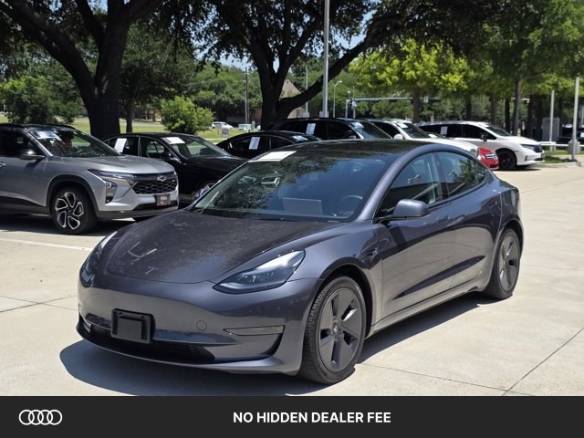 Silver/Gray 2023 Tesla Model 3 RWD Sedan Rear-Wheel Drive Automatic