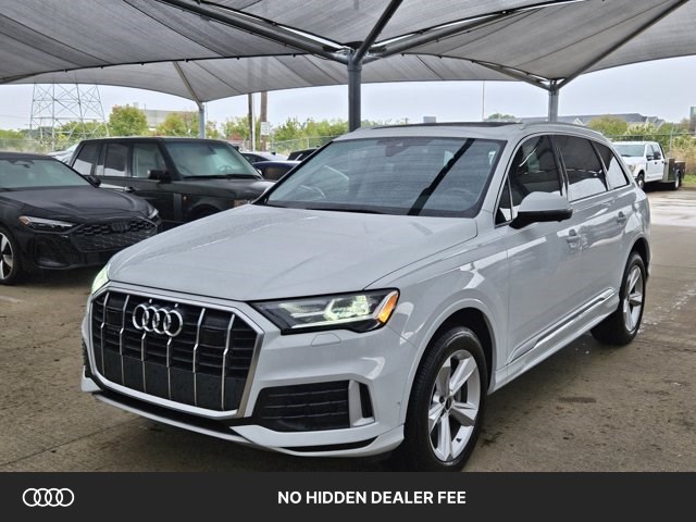 Glacier White Metallic 2023 Audi Q7 SUV / Crossover All-Wheel Drive Automatic