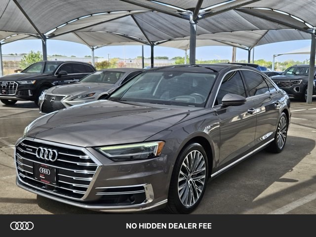 Terra Gray Metallic 2019 Audi A8 Sedan All-Wheel Drive Automatic