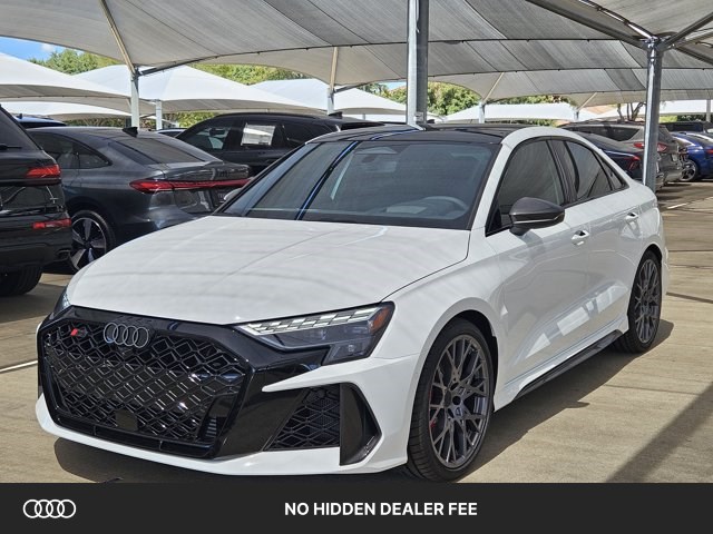 Arkona White 2026 Audi RS 3 Sedan All-Wheel Drive Automatic
