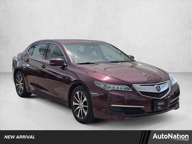 Red 2015 Acura TLX FWD Sedan Front-Wheel Drive 8-Speed Automatic