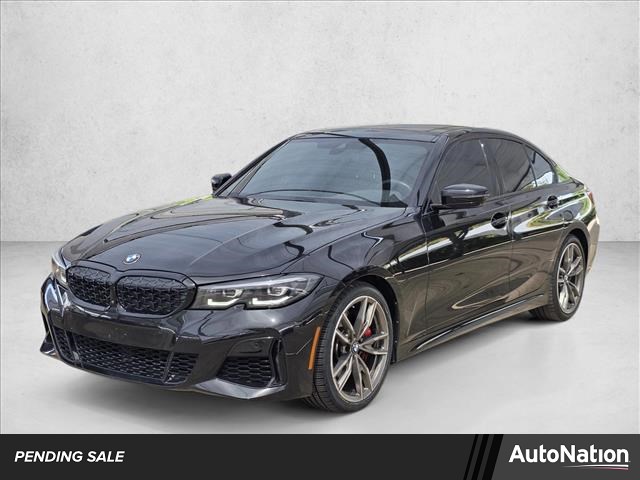 Black Sapphire Metallic 2022 BMW 3 Series M340i RWD Sedan Rear-Wheel Drive Automatic