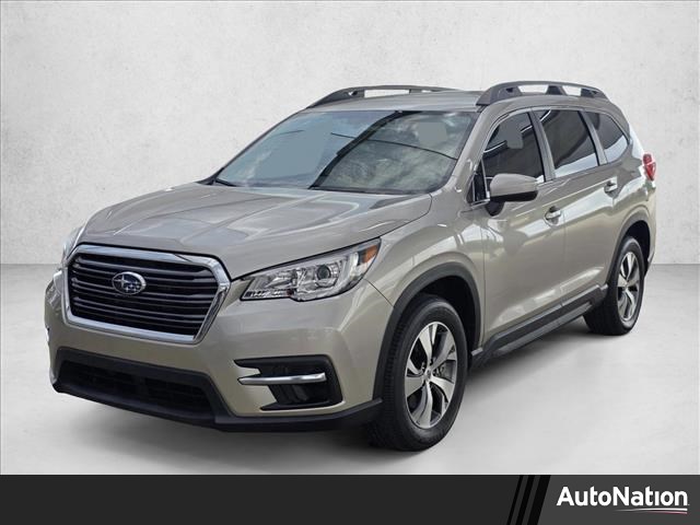 Gray (Tungsten Metallic) 2019 Subaru Ascent Premium 8-Passenger AWD SUV / Crossover All-Wheel Drive Automatic