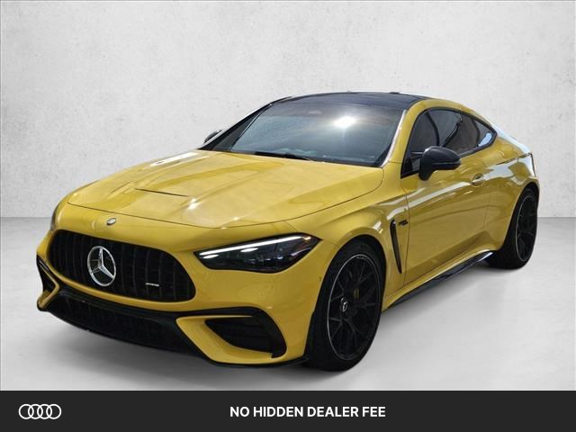 Sun Yellow 2025 Mercedes-Benz CLE Coupe All-Wheel Drive Automatic