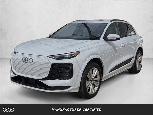 Glacier White 2025 Audi Q6 e-tron Premium Plus RWD SUV / Crossover Rear-Wheel Drive 1-Speed Automatic