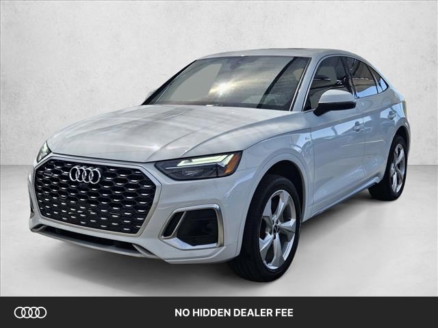 Glacier White 2023 Audi Q5 Sportback Sedan All-Wheel Drive Automatic