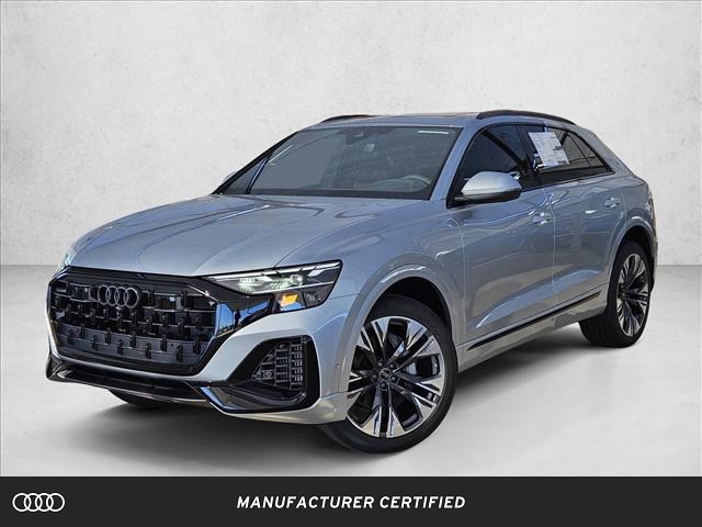 Satellite Silver Metallic 2025 Audi Q8 quattro Premium 55 TFSI SUV / Crossover All-Wheel Drive Automatic