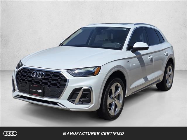 Glacier White 2023 Audi Q5 quattro Premium Plus S Line 45 TFSI SUV / Crossover All-Wheel Drive Automatic