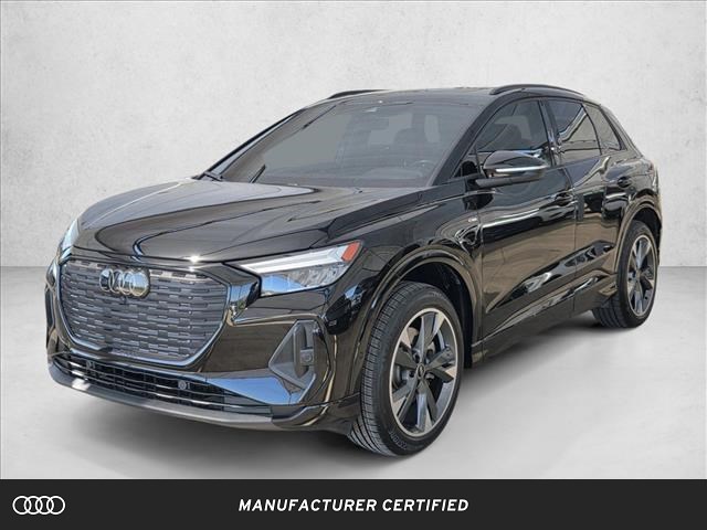 Mythos Black Metallic 2024 Audi Q4 e-tron quattro Premium Plus 50 SUV / Crossover All-Wheel Drive 1-Speed Automatic