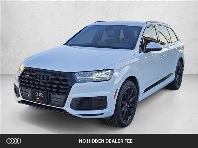 Glacier White Metallic 2019 Audi Q7 SUV / Crossover All-Wheel Drive Automatic