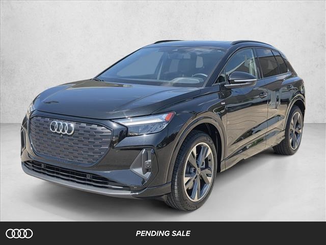 Mythos Black 2024 Audi Q4 e-tron quattro Premium Plus 55 SUV / Crossover All-Wheel Drive 1-Speed Automatic