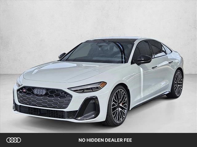 Glacier White Metallic 2026 Audi S5 Sedan All-Wheel Drive Automatic
