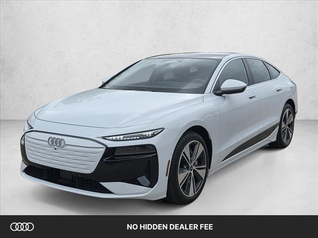 Glacier White 2025 Audi A6 e-tron Sportback Premium Plus RWD Sedan Rear-Wheel Drive Automatic