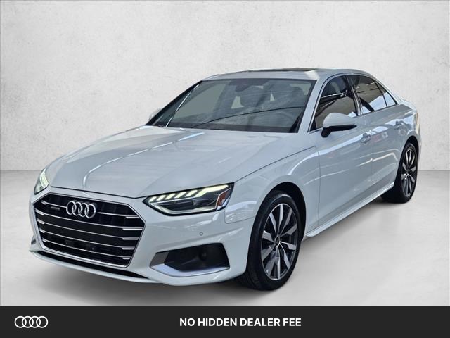 Ibis White 2023 Audi A4 Sedan All-Wheel Drive Automatic