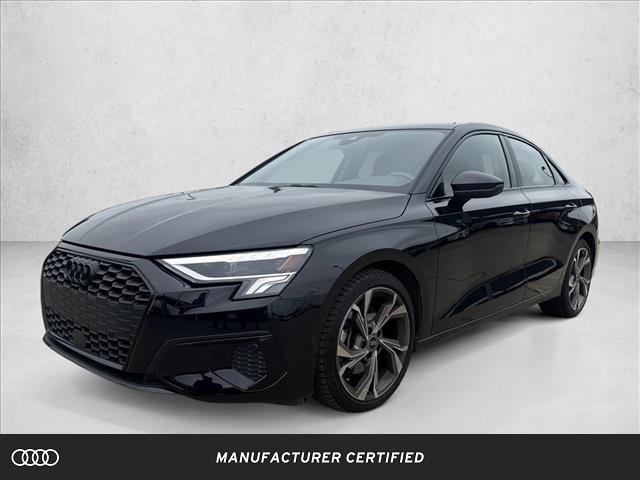 Mythos Black 2023 Audi A3 40 TFSI Premium Plus FWD Sedan Front-Wheel Drive Automatic