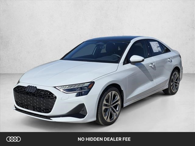 Glacier White Metallic 2026 Audi A3 Sedan All-Wheel Drive Automatic