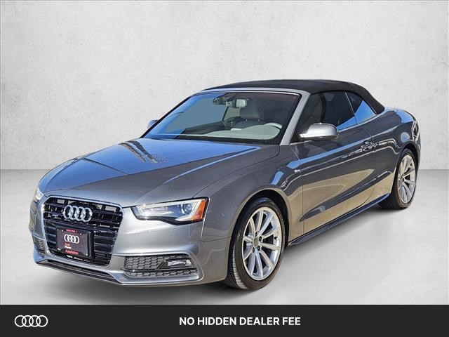 Monsoon Gray Metallic/Black Roof 2016 Audi A5 Convertible All-Wheel Drive 8-Speed Automatic