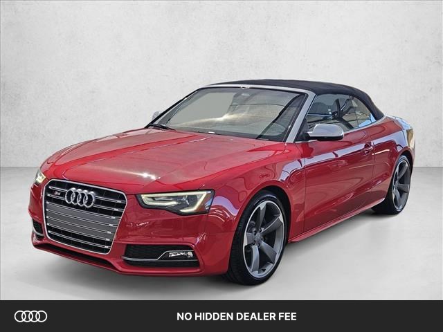 Misano Red Pearl Effect/Black Roof 2016 Audi S5 Convertible All-Wheel Drive 7-Speed Automatic