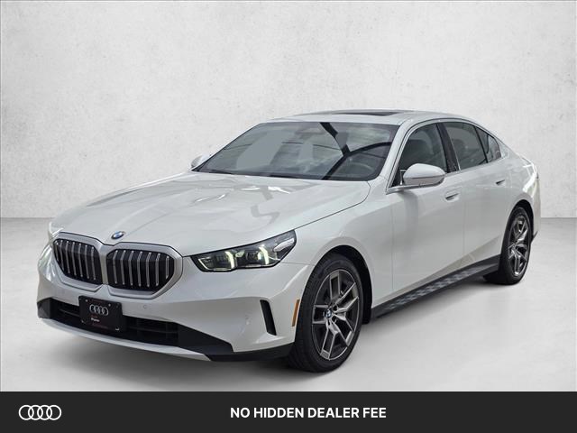 White 2026 BMW 5 Series Sedan All-Wheel Drive Automatic