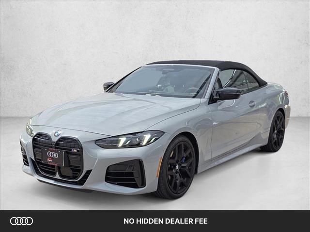 Silver/Gray 2025 BMW 4 Series Convertible Rear-Wheel Drive Automatic