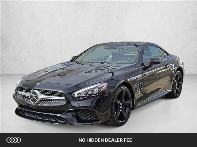 Black 2019 Mercedes-Benz SL-Class Convertible Rear-Wheel Drive Automatic