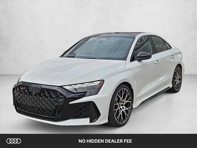 Arkona White 2026 Audi RS 3 Sedan All-Wheel Drive Automatic