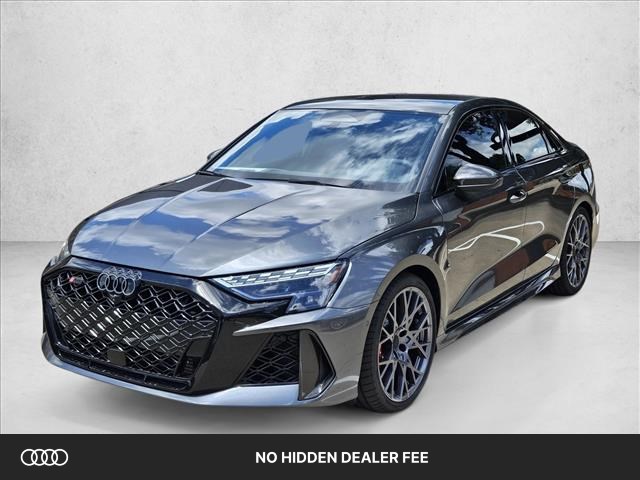 Daytona Gray Pearl Effect 2026 Audi RS 3 Sedan All-Wheel Drive Automatic
