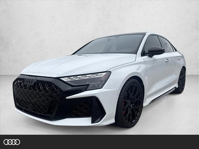 Arkona White 2026 Audi RS 3 2.5T quattro Sedan All-Wheel Drive Automatic