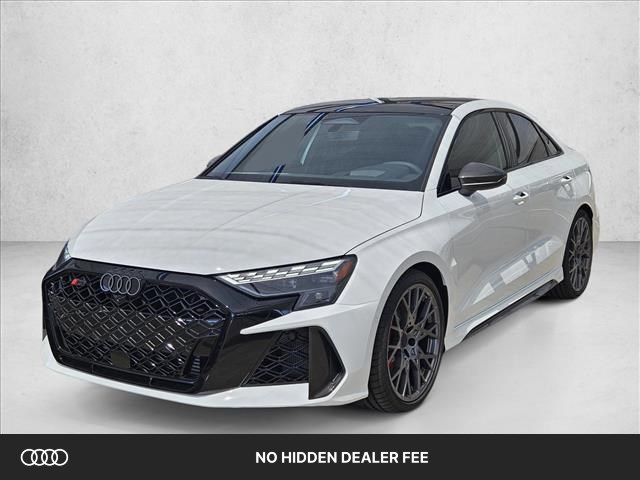 Arkona White 2026 Audi RS 3 Sedan All-Wheel Drive Automatic