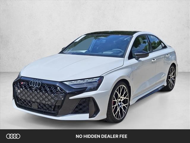 Arkona White 2026 Audi RS 3 Sedan All-Wheel Drive Automatic