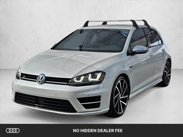 White 2017 Volkswagen Golf R Hatchback All-Wheel Drive 6-Speed Automatic
