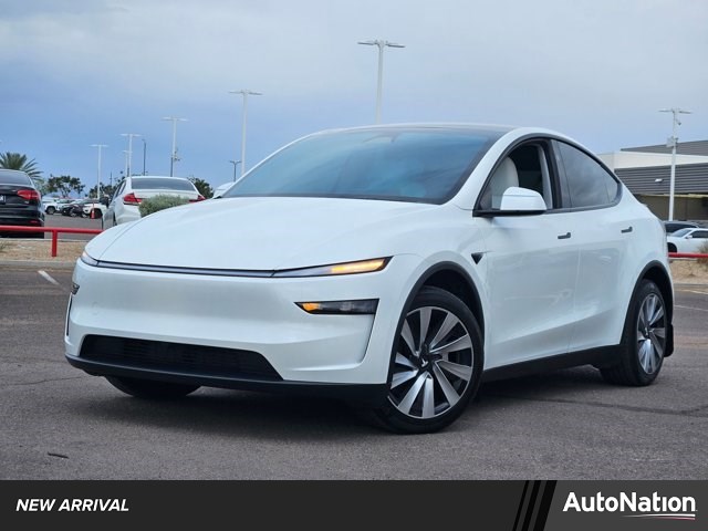 Pearl White Multi- 2026 Tesla Model Y Long Range AWD SUV / Crossover All-Wheel Drive Automatic