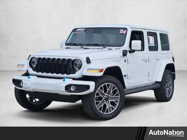 Bright White Clearcoat 2024 Jeep Wrangler 4xe High Altitude 4WD SUV / Crossover Four-Wheel Drive 8-Speed Automatic